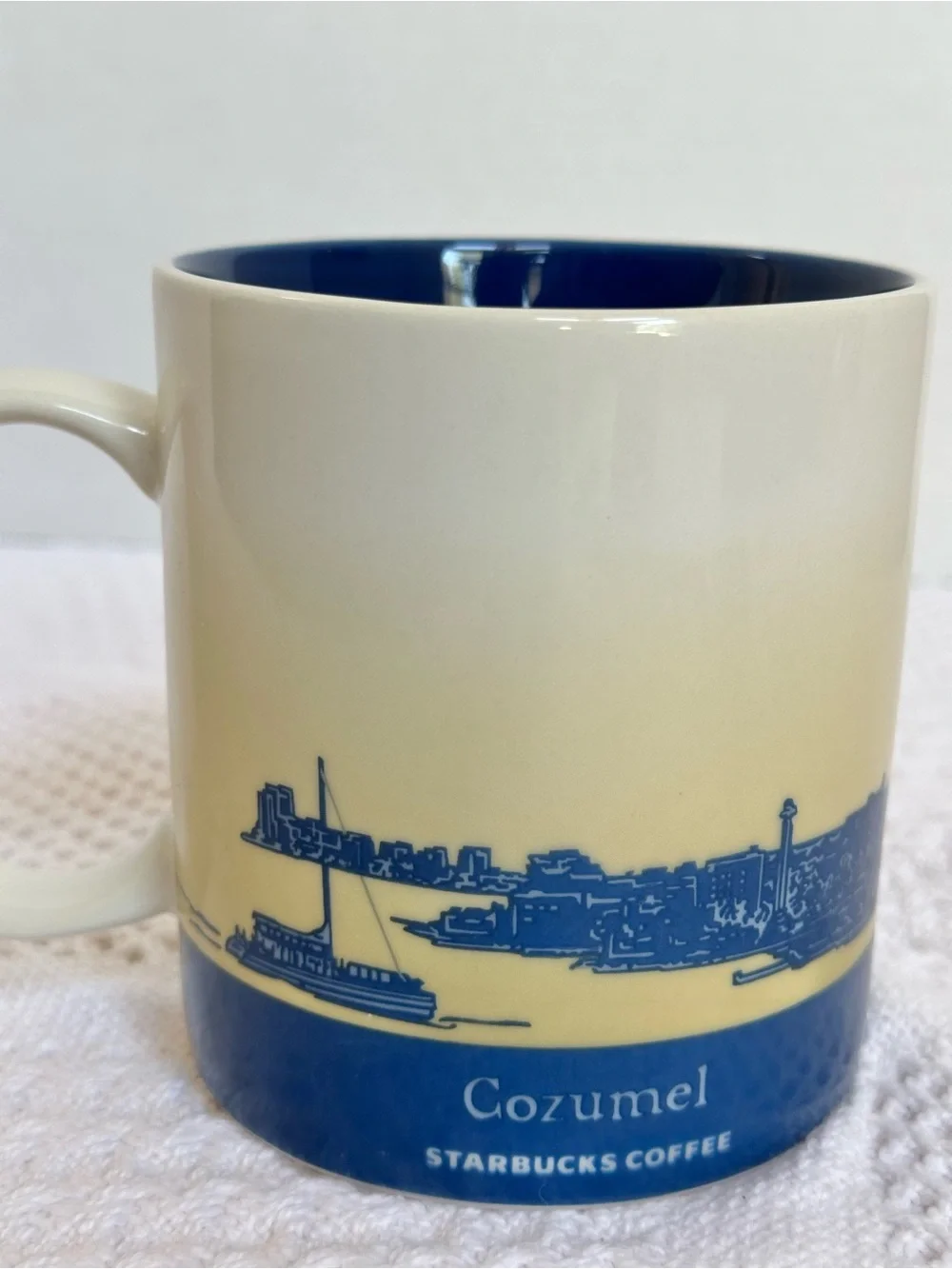 Starbucks Cozumel Coffee Cup 2016 Global Icon Series Mug 16 oz Sea Turtle Mexico
